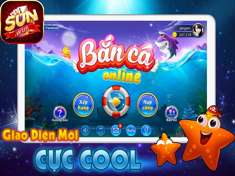 bắn cá online giao diện mới cực cool
